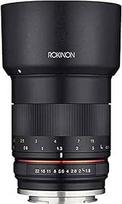 "Rokinon" 85 mm f/1,8 rankinio fokusavimo objektyvas, skirtas "Sony" E laikikliu tvirtinamiems Nex serijos fotoaparatams - juodas