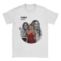 Spausinti Sydney Sweeney marškinėliai Unisex 100% medvilniniai marškinėliai trumpomis rankovėmis S