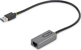 "StarTech.com" USB 3.0-Gigabit Ethernet tinklo adapteris - 10/100/1000Mbps, USB-RJ45, USB-LAN adapteris, USB Ethernet adapteris (GbE), 30 cm ilgio fiksuotas kabelis, diegimas be tvarkyklių (USB31000S2)