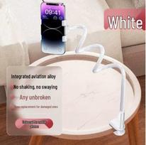 Universal Bedside Phone & Tablet Holder - Adjustable Carbon Steel for Bed & Desktop Use Phone Version