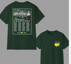 2025 Masters turnyras Augusta 91 metai Marškinėliai, Golfo T-shirt Dovanos Vyrams ir Moterims Unisex T-shirt L