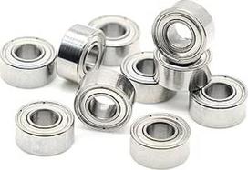 684ZZ ABEC-7 (10 vnt.) 4 x 9 x 4 mm miniatiūriniai rutuliniai guoliai 618/4ZZ EMQ Z3V3
