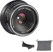 7artisans 25mm F1.8 rankinio fokusavimo objektyvas, skirtas "Sony Emount" fotoaparatams, pvz., A7 A7II A7R A7R A7RII A7S A7SII A6500 A6300 A6000 A5100 A5000 EX-3 NEX-3N NEX-3R NEX-F3K NEX-5 NEX-5N - juodas