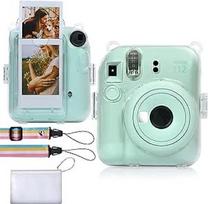 Aenllosi kietas dėklas Fujifilm Instax Mini 12/Mini 11 momentiniam fotoaparatui, tik krepšys, skaidrus, krepšys