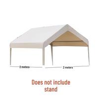 Raudona keturkojė drobės stogelio palapinė - Vėjui, lietui ir saulės apsaugai turguose 2*2m Canopy Only