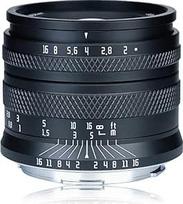 AstrHori 50 mm F2.0 objektyvas su didele diafragma Rankinis viso kadro objektyvas, suderinamas su "Canon EF-M-Mount" beveidrodžiais fotoaparatais M, M2, M3, M5, M6, M10, M100, M50, M50II ir kt. (juodas)