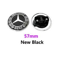 1 vnt. 57 mm automobilio priekinio variklio dangčio emblema ženklelis Gaubtas Automobilio priedai Skirta Benz W204 W205 W212 W213 W221 W177 W246 GLA GLC CLA