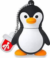 BORLTER CLAMP 64GB USB atmintinė "Cute Penguin" modelis USB atmintinė USB 2.0 Memory Stick Dovana išorinei duomenų saugyklai
