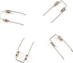 Maža spyruoklė sukimo spyruoklė T spyruoklė 4vnt 0.6x5.8mm/0.7x7.7mm Originalūs priedai karšto vandens katilui 17S18H/12S03E1/17S18K2/12S03E1M dangčio spyruoklė (spalva : 4vnt, dydis : 0.6x5.8mm)