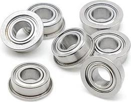 MF106ZZ Flanšiniai guoliai 6 x 10 x 3 mm ABEC-7 (10 vnt.) Miniatiūriniai flanšiniai rutuliniai guoliai MF106 Z ZZ