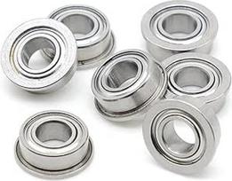 MF106ZZ Flanšiniai guoliai 6 x 10 x 3 mm ABEC-7 (10 vnt.) Miniatiūriniai flanšiniai rutuliniai guoliai MF106 Z ZZ