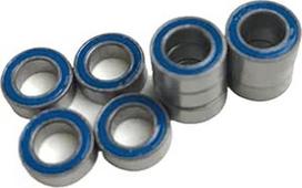 MR104RS guoliai 4 x 10 x 4 mm 10 vienetų ABEC-3 Hobby elektrinis RC automobilis sunkvežimis MR104 RS 2RS rutuliniai guoliai MR104-2RS mėlyni sandarūs
