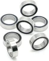 MR126RS guolis 10vnt. 6x12x4mm ABEC-7 Hobby elektrinis RC automobilis MR126 RS 2RS guoliai MR126-2RS juodas sandarus