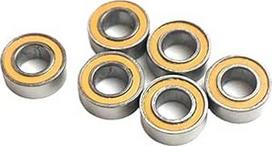 MR85RS guolis 10vnt 5x8x2.5mm ABEC-3 Hobby Electric RC Car Truck MR85 RS 2RS Guoliai MR85 RS Orange Sealed