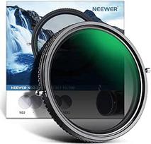 NEEWER 2 in 1 67 mm kintamas ND filtras ND2-ND32 ir CPL (žiedinis poliarizacinis filtras) Nr. X Cross kintamas pilkas filtras HD optinis stiklas 30 sluoksnių nano danga atsparus vandeniui atsparus įbrėžimams