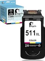 Penguin CL-511XL (1 spalvos) restauruota rašalo kasetė, pakeičianti "Canon 511 XL" rašalo kasetę, skirtą MP270 MP230 MP280 MP490 MP495 MP480 spausdintuvams