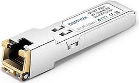 QSFPTEK 10GBASE-T RJ45 SFP+ varinis 10G-T RJ45 modulio siųstuvas iki 30 m, suderinamas su "Juniper EX-SFP-10GE-T", "Netgear", "D-Link", "Supermicro", "Linksys" komutatoriais