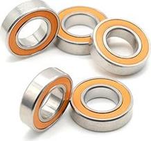 S6800-2RS CB nerūdijančio plieno guolis 10 x 19 x 5 mm (2 vnt.) ABEC-7 S6800RS Dviračių stebulės priekinės ir galinės stebulės Hybird keraminis rutulinis guolis
