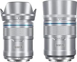 SIRUI Snaiperio automatinio fokusavimo objektyvų rinkinys, 16 mm, 75 mm F1.2 Didelis kampas APS-C Pour Z30, Z50, Zfc (Monture Z, Argent)