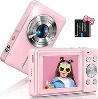 Skaitmeninis fotoaparatas 1080P 44MP foto kamera su 16X skaitmeniniu priartinimu Nešiojamasis kompaktiškas fotoaparatas Vlogging Skaitmeninis fotoaparatas vaikams paaugliams pradedantiesiems