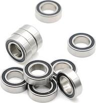 SMR137RS guolis 10vnt. 7x13x4mm ABEC-7 Hobby elektrinis RC automobilis sunkvežimis SMR137 RS 2RS rutulinis guolis SMR137-2RS juodas sandarus