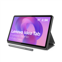 Lenovo Idea Tab Wi-Fi (w/o power adapter) | ZAFR0006SE | 11 " | Luna Grey | IPS | 2560x1600 pixels | MediaTek | Dimensity 6300 | 8GB | Soldered LPDDR4x | 256GB | Wi-Fi | Front camera | 5 MP | Rear camera | 8 MP | Bluetooth | 5.2 | Android | 15 (OS upgrades until Android 17 and 4 years security patches) | Warranty 24 month(s) | Folio Case, Lenovo Tab Pen, USB-A to USB-C cable, Manual