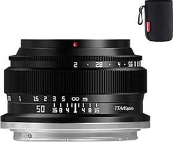 TTARTISAN 50 mm F2 pilno formato objektyvas Rankinis fokusavimas Suderinamas su "Sony E Mount" pilno kadro fotoaparatu A7R A7RII A7RIII A7RIV A7S A7SII A7SIII A9 A6400 A6000 A6600 A6100 A6500 A6300