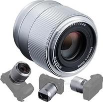 TTArtisan 56 mm F1.8 objektyvas, skirtas APS-C kadro fotoaparatams A5000 A6500 A6600 NEX-3 NEX-3N NEX-7 NEX5 CA7 A7I A7R A7S A7SI A7SII A9 ir kitiems (sidabrinės spalvos)