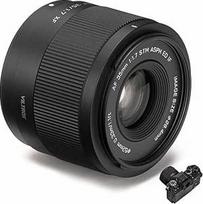 VILTROX 35 mm F1.7 X APS-C objektyvas Fuji X laikikliui su automatinio fokusavimo funkcija, AF 35 mm f/1.7 X fiksuoto židinio nuotolio objektyvas su didele diafragma, skirtas Fuji X-Pro2 X-T3 X-T10 X-T30 X-T200 X-H2 X-T5 X-S20 X-T50