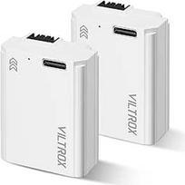 VILTROX NP-FW50 2 pakuotės fotoaparato akumuliatoriaus įkraunamas akumuliatorius 1030 mAh USB-C, skirtas "Sony 5100 5000 6500 6400 6300 6100 6000 7 TR 7S 7SM2 7M2 ZV-E10 QX1 DSC-RX10 10M4 10M310M2 A33 A35 A37 A55