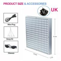 225 LED Red Light Panel 660nm 850nm Near Infrared Body Relaxation Circulation Support Skin Care Portable Home Use Easy Operation AU Plug sidabras