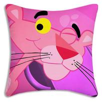 Anime Rožinės P-Panthers-Pagalvių užvalkalai Animacinis Sofa Dekoratyvinis Namų Dvipusis spausdinimas Trumpas pliušas Mielas Pagalvės užvalkalas 30cmx30cm