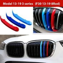 3 vnt. M Power Automobilių Lenktynių Priekinės Grotelės Apdailos Juostelės BMW E46 E90 E91 E92 E93 F30 E60 E61 F10 G30 G20 F07 F11 F18 Performance for F30 13-19 8Rod