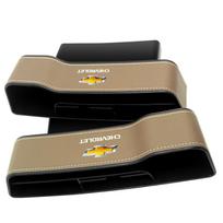 2 vnt. Automobilio sėdynės organizatorius Sandėliavimo dėžutė sėdynės plyšiui Daugiafunkcinės prekės Chevrolet Cruze Equinox Captiva Trax Malibu Tahoe Impala Sonic juoda