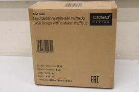SALE OUT. Caso WaffleUp Waffle Maker, 800 W, Stainless Steel, DAMAGED PACKAGING | Caso WaffleUp | Waffle Maker | 800 W | Number of pastry 1 | Waffle | Silver | USED, DIRTY, SCRATCHED, MISSING  SPATULA