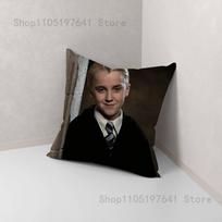 Aktoriaus D-Draco M-Malfoy Pagalvės užvalkalas Sofos Dekorui Automobilio Biuro Kambario Spausdintas Pagalvės Užvalkalas Dekoracijos ir Apsauga 12x12Inch