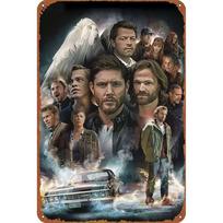 Supernatural Klasikinis TV serialas Retro Metalinis Plakatas Vintažinis Skardinis Ženklas Kavinės Baro Namų Sienų Dekoras x coliai 26T0104 26T0104 20x30cm