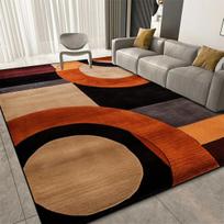 Prabangūs geometriniai kilimai svetainės dekoravimui Sofa Didelio ploto namų kilimai miegamajam Minkštas neslystantis kilimėlis vaikams 60*90cm