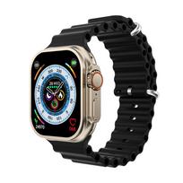 Išmanusis laikrodis „Ultra 8“ vyriškas, moteriškas, belaidis įkrovimas išmanusis laikrodis „Bluetooth“ skambučiai, širdies ritmas, atsparus vandeniui, skirtas „iOS Android“ telefonui
