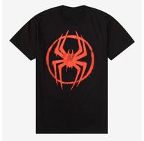 Marvel Spider-Man Across The Spider-Verse Miles Logo T-Shirt Size S-5XL Unisex T-Shirt S