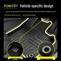 Toyota Prius ZVW30/40/50/60 RHD TPE Floor & Trunk Mats ZVW40 Alpha Series Trunk Mat