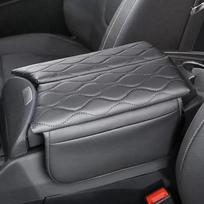 Centrinės konsolės porankio dėžutės dangtelio apdailos pagalvėlė Mercedes Benz V klasės W447 V260 V300 odinė, apsauganti nuo įbrėžimų, porankio pagalvėlė For  V  2020-2024 beveik baltos spalvos