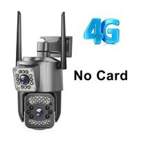 V380 PRO 8MP WiFi IP kamera su dviguba objektyvo, 4G SIM kortele, lauko saugos kamera, naktinio matymo, dvipusio garso, PTZ, CCTV stebėjimo kameros V380 Pro WIFI Cam NO CARD