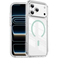 12N Strong Magnet MagSafe Case For iPhone 12 13 14 15 16 17 Pro Max 4 Airbag Shockproof Clear Anti Yellowing Wireless Charging Cover iPhone 12 juoda