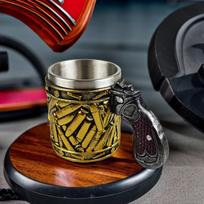 Gun Mugs Revolver Gun Pistol Tankard Mug With Ammo Bullet Round Shells Mugs Cup Birthday Christmas Halloween Gift 400ml 450ml