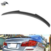 M4 stiliaus anglies pluošto spoileris ir galinis difuzorius 09-17 BMW 5 serijai (F10/F18) Matte Black