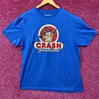 Crash Bandicoot Blue Graphic Retro Game T-Shirt 3XL