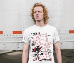 Hero Tshirt Sonic Tshirt Hero Retro Tshirt Shadow The Hedgehog Tshirt Mens and Womens Summer Cotton Loose Top S