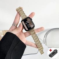 Diamond Case+Strap For Apple Watch 11 10 9 8 7 42mm 46mm 45 41mm Ultra 3 49mm Stainless Steel Band for iwatch SE 6 40mm 44mm 38 38mm auksas