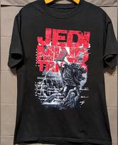 Jedi proto triukai Fruit of the Loom marškinėliai Juodi S-5XL VX44 Unisex marškinėliai S